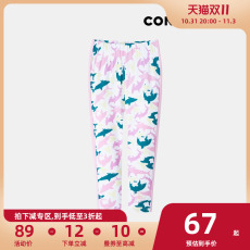 детские штаны converse匡威童装2022夏季新款婴童女童童趣鲨鱼宝宝打底裤