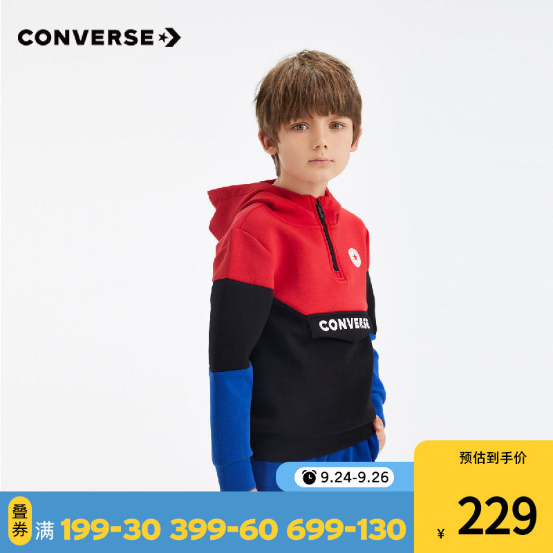 converse童装2020秋季新款复古卫衣 Rookie卫衣/绒衫