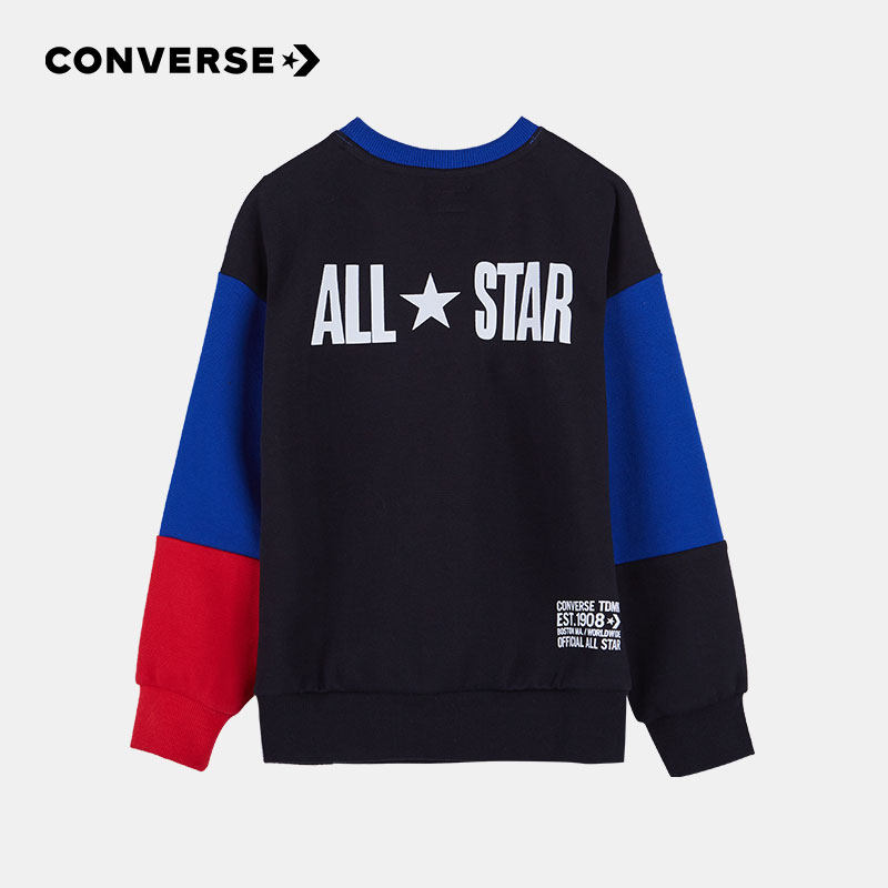 converse童装2020春季小童拼接卫衣 Rookie卫衣/绒衫