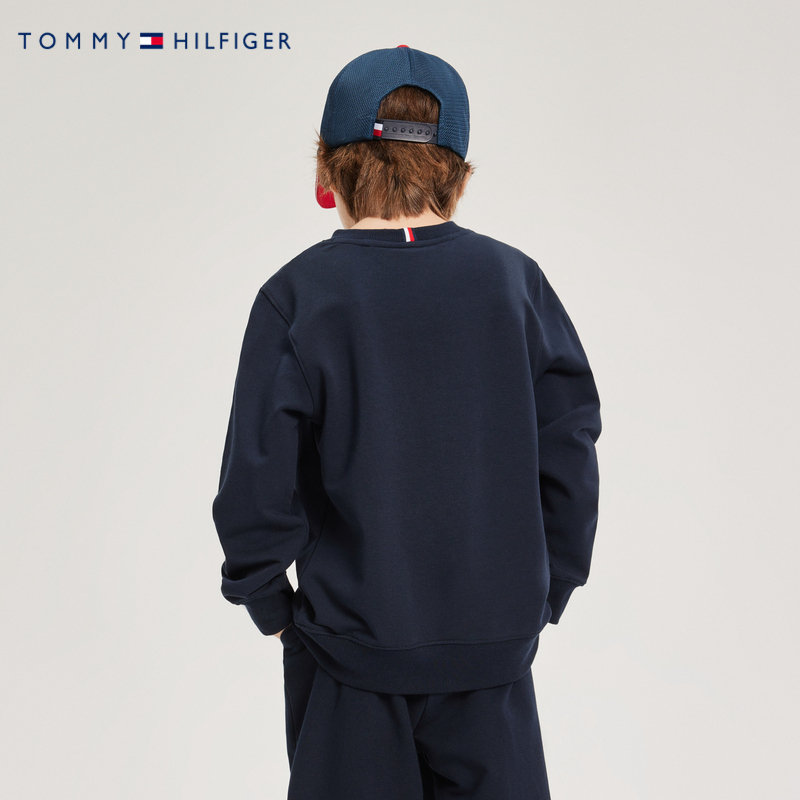 TOMMY汤米童装春秋新品男童卫衣儿童透气上衣打底衫春装潮