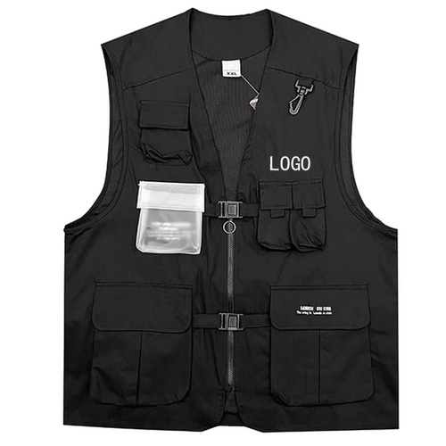 工装马甲男女工衣多口袋摄影师钓鱼背心定制印logo导演马夹工作服 - 图3