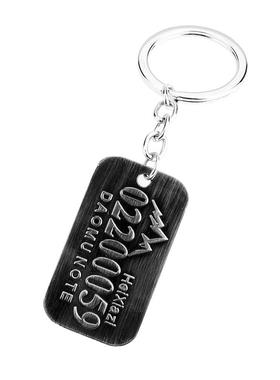 新款盗墓笔记项链周边黑瞎子闷油瓶军牌吊坠狗牌钥匙扣挂件