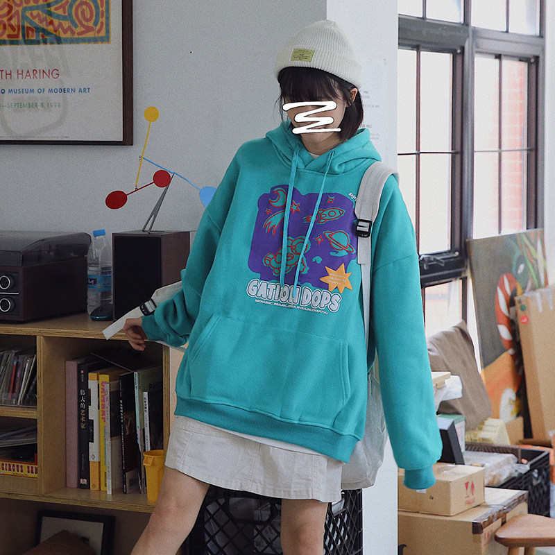 衫岛情侣装男连帽潮牌ins超火卫衣 衫岛卫衣