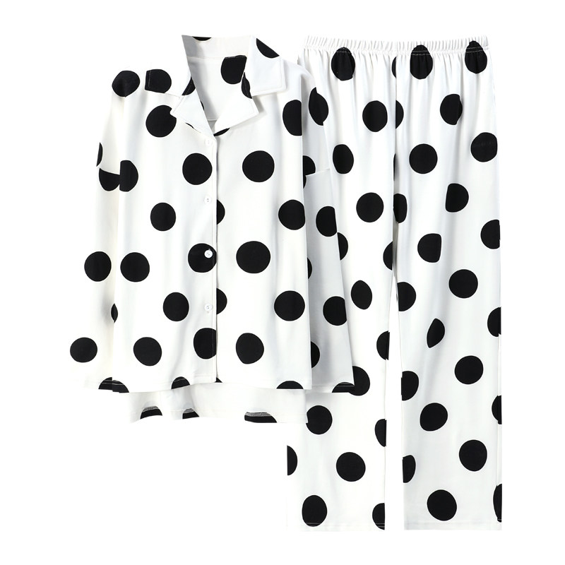 春秋款纯棉长袖韩版2021年新款睡衣 安思梦睡衣/家居服套装