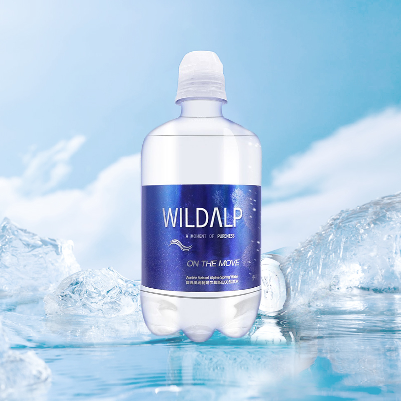 奥地利进口奥维山运动水防呛口弱碱性水活泉水天然饮用水500mL*12