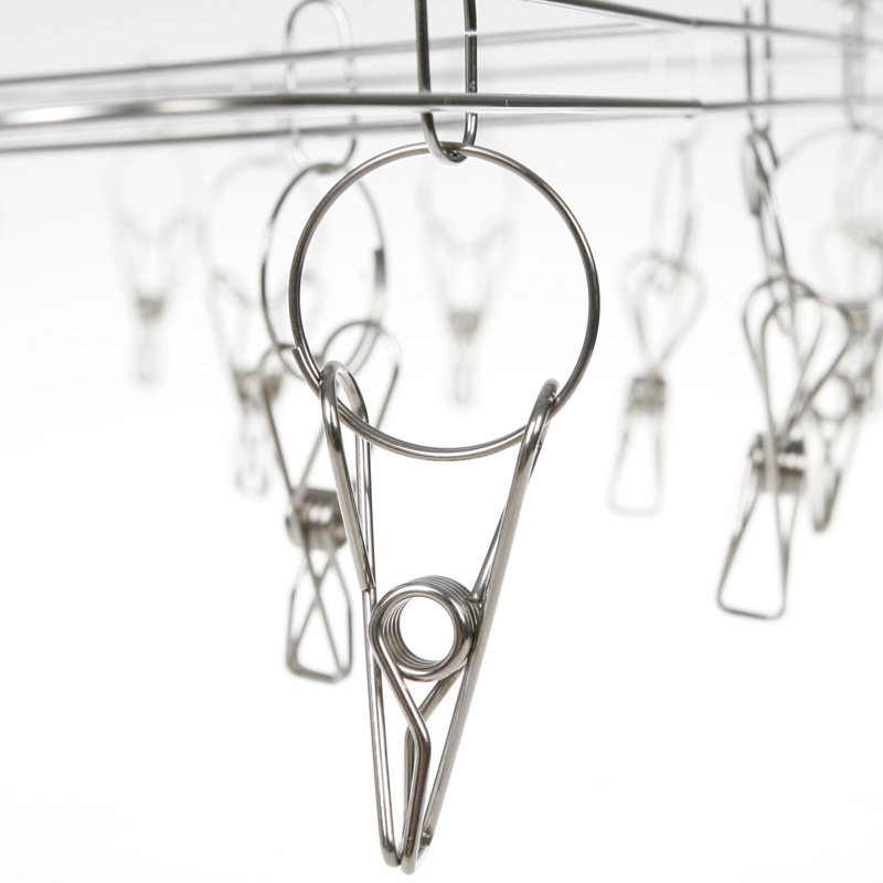 不锈钢衣服袜子多夹子晒衣架内衣袜架防风挂钩婴儿衣服儿童晾衣架,淘宝优惠券,粉丝福利购,淘宝优惠卷