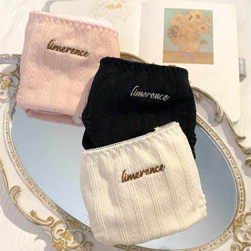 高颜值女生纯欲性感蕾丝女士三角裤纯棉7a级抗菌2026新款内裤女款 - 图3