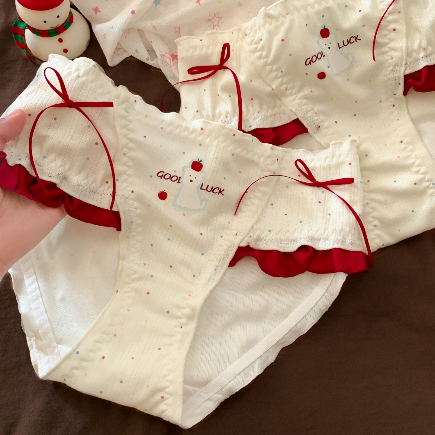 结梦幸织~可爱女生中腰包臀本命年内裤女2026马年女士红色三角裤,淘宝优惠券,粉丝福利购,淘宝优惠卷