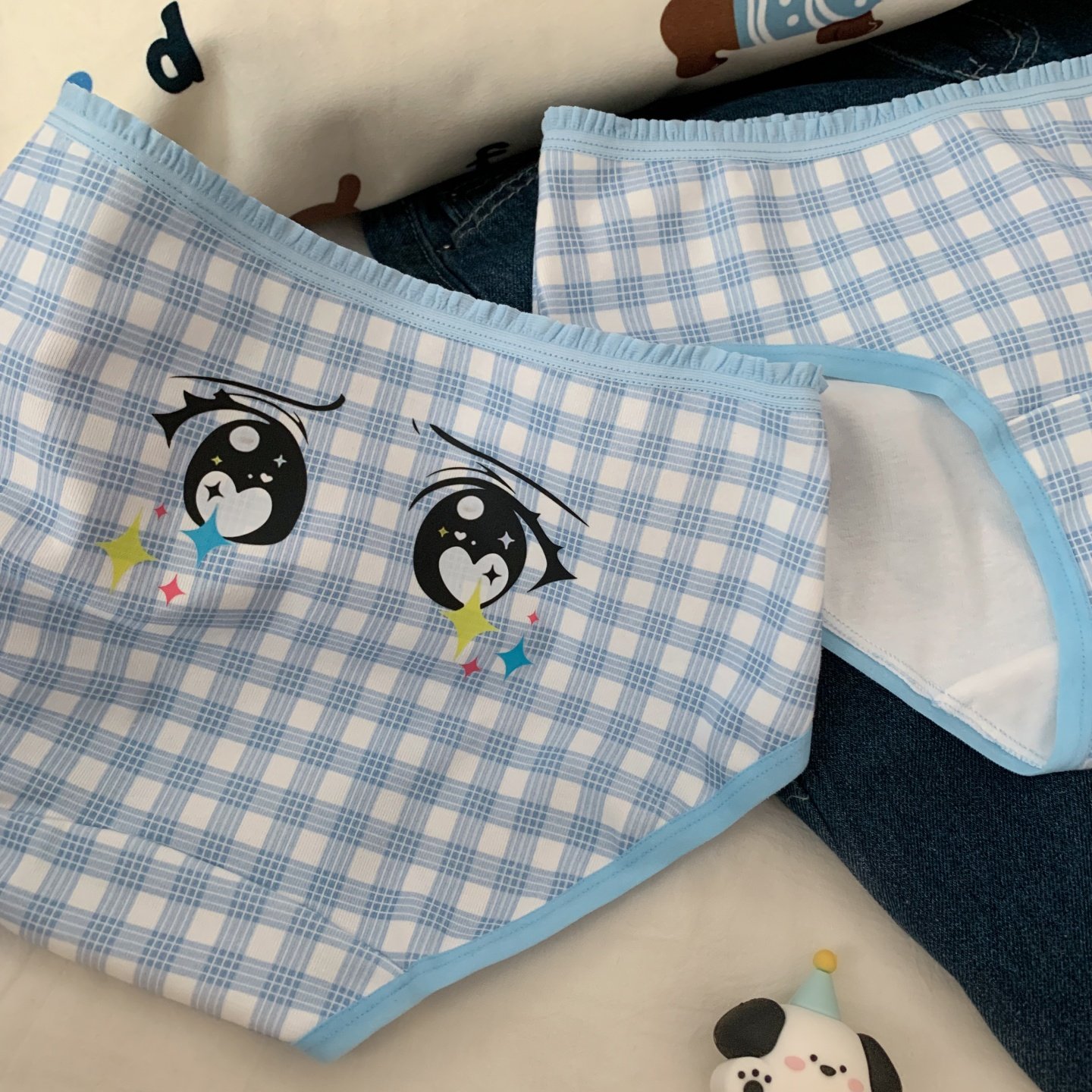 萌格闪闪~甜美可爱女生舒适内裤2026新款不夹屁屁透气纯棉三角裤,淘宝优惠券,粉丝福利购,淘宝优惠卷