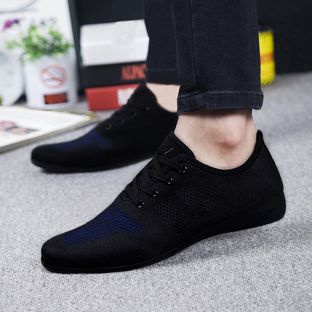 casual black leather shoes mens