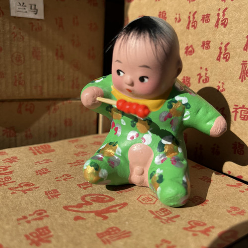 天津泥人张中国特色古典风工艺品小摆件小礼品出国送外国人特色 - 图0
