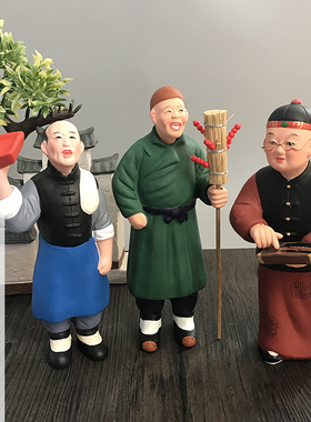 民族特色泥塑泥人张开业