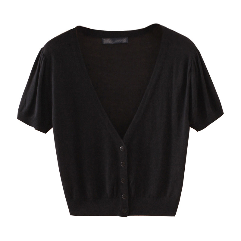 夏薄短袖外搭坎肩针织小开衫女防晒短款高腰配裙子搭旗袍披肩外套,淘宝优惠券,粉丝福利购,淘宝优惠卷