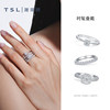 Xie Ruilin 18k gold diamond row women's ring