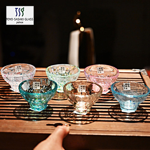 日本进口东洋佐佐木无铅玻璃日式四季水墨风清酒壶清酒杯酒具礼品 - 图3