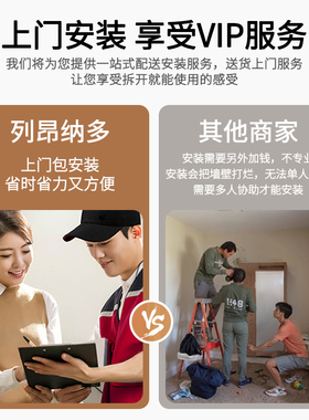 玄关推拉镜装饰画隐形全身镜挂画