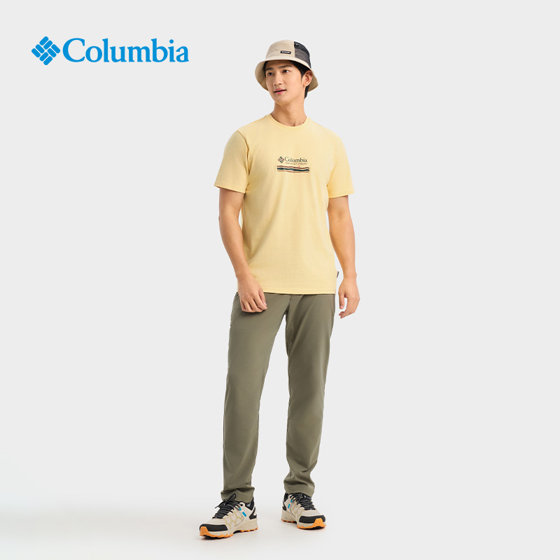 Columbia哥伦比亚户外24春夏新品男子旅行运动圆领短袖T恤AE5592-图2