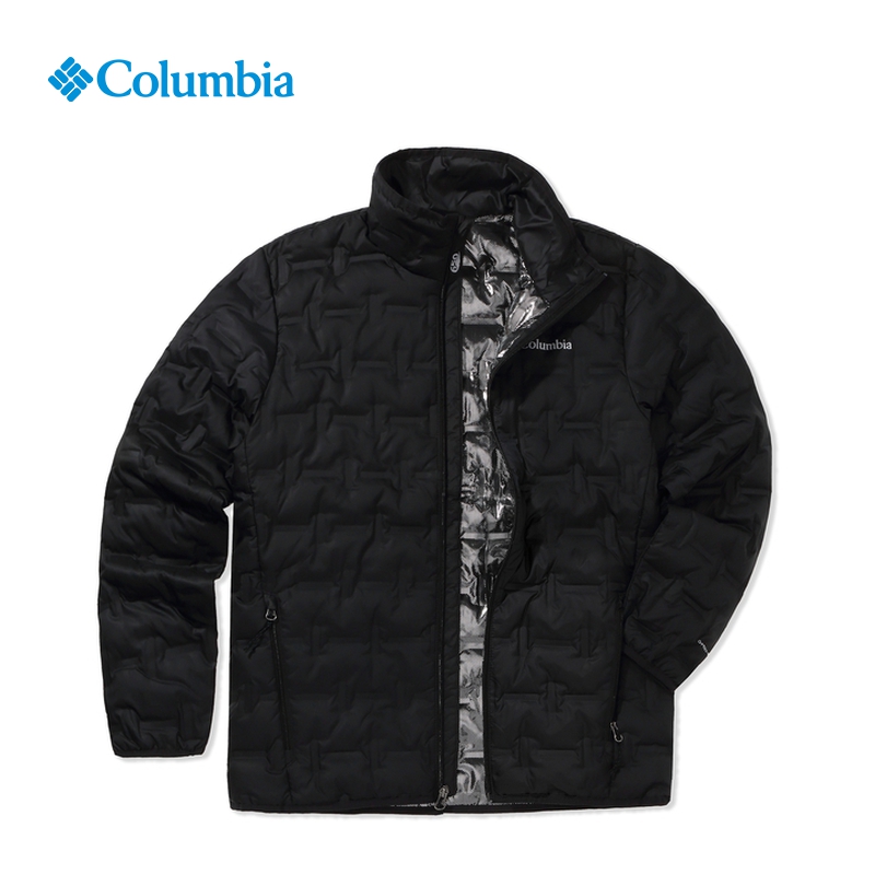 Columbia哥伦比亚户外男子银点热压650蓬锁温鸭绒羽绒服WE0955