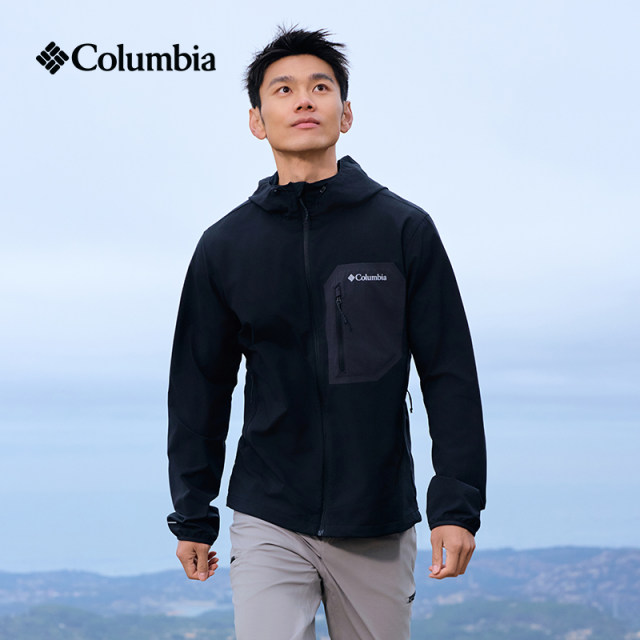 ເສື້ອກັນໜາວຜູ້ຊາຍ Colombian Water Repellent Soft Shell Jacket