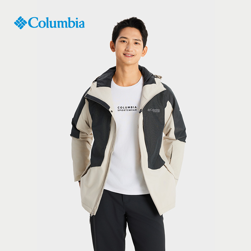 Columbia哥伦比亚户外男子钛金系列金点防水冲锋衣滑雪服WE8853 - 图1