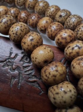 老星月菩提念珠满开片佛珠挂链