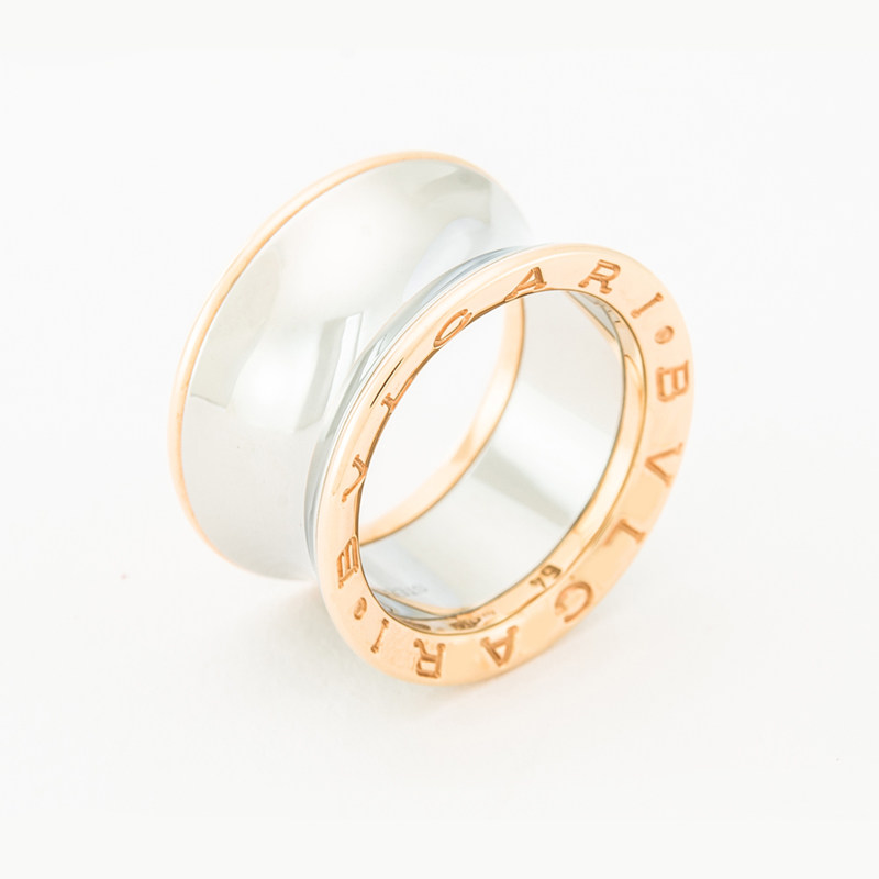bvlgari an855685 18k玫瑰金钢戒指 泰盛海外戒指/指环