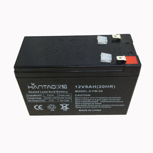 汉韬12V9AH铅酸蓄电池UPS电源卡通气模人偶喷雾器电梯电瓶代替8AH - 图2