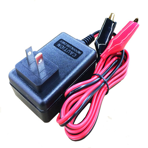 HE 6V铅酸蓄电池充电器6V4AH 5AH 7AH童车电瓶充电机7.2V1A带保护 - 图0