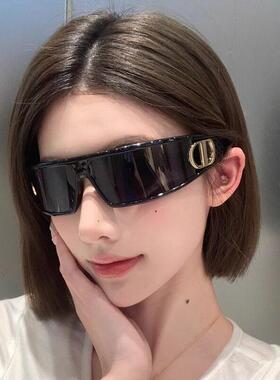 韩系粉色发箍太阳眼镜5二合一女02新款高2级感型时尚太阳镜网红凹