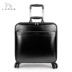 Cao cấp vali da kinh doanh phổ biến bánh xe da trường hợp xe đẩy 16 inch 20 inch nam vali mật khẩu - Va li shop vali Va li