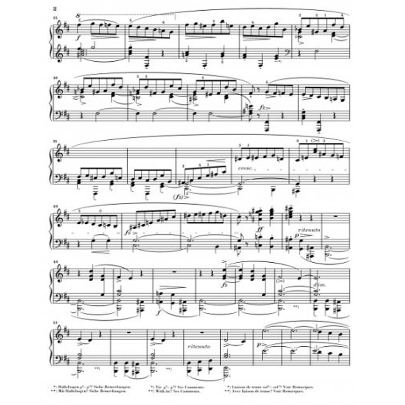 亨乐原版 肖邦 谐谑曲全集 钢琴独奏带指法 Chopin Scherzi br HN886 - 图3