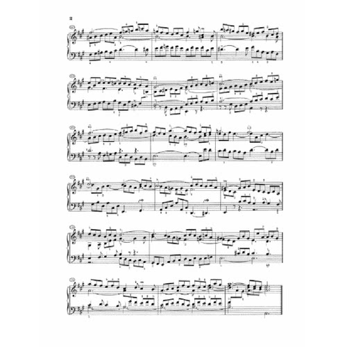 亨乐原版 巴赫 英国组曲BWV806-808 钢琴独奏带指法 Bach English Suites 1-3 BWV 806-808 HN102 - 图2