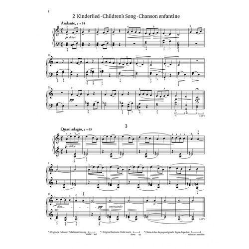 亨乐原版 巴托克 献给孩子们卷一 1946年修订版 Bartók Für Kinder (rev. 1946) I für Klavier solo HN1225 - 图2