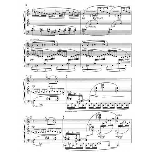 亨乐原版 德彪西 意象集卷二 钢琴独奏带指法 Debussy Images 2e série HN389 - 图3