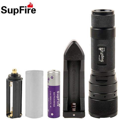 SupFire神火F3强光手电筒L2-T6调焦充电迷你LED户外骑行变焦远射 - 图2