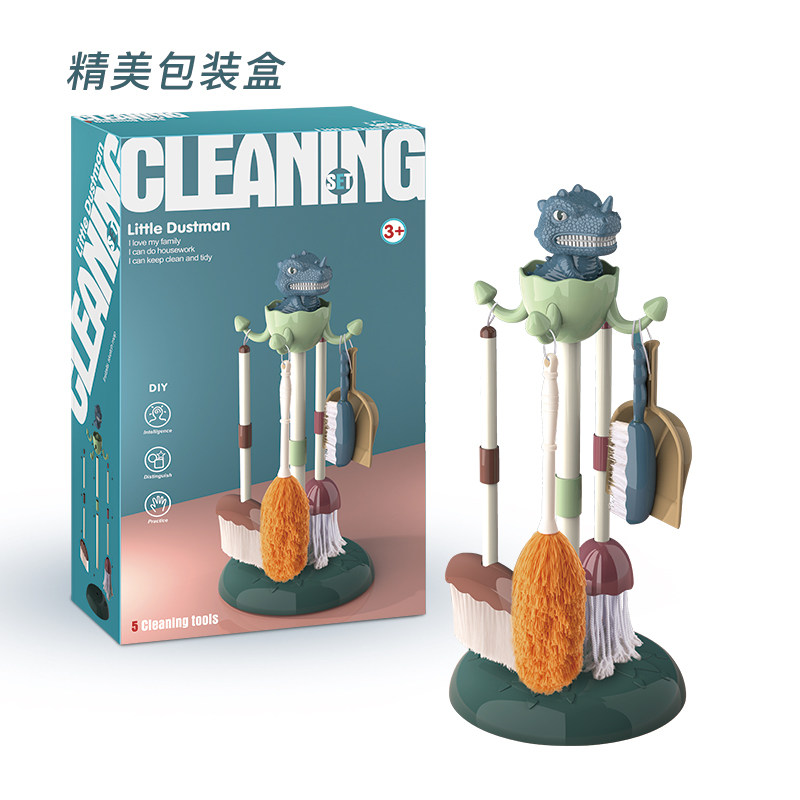 清洁打扫工具套装迷你拖把仿真玩具 金贝儿玩具过家家玩具