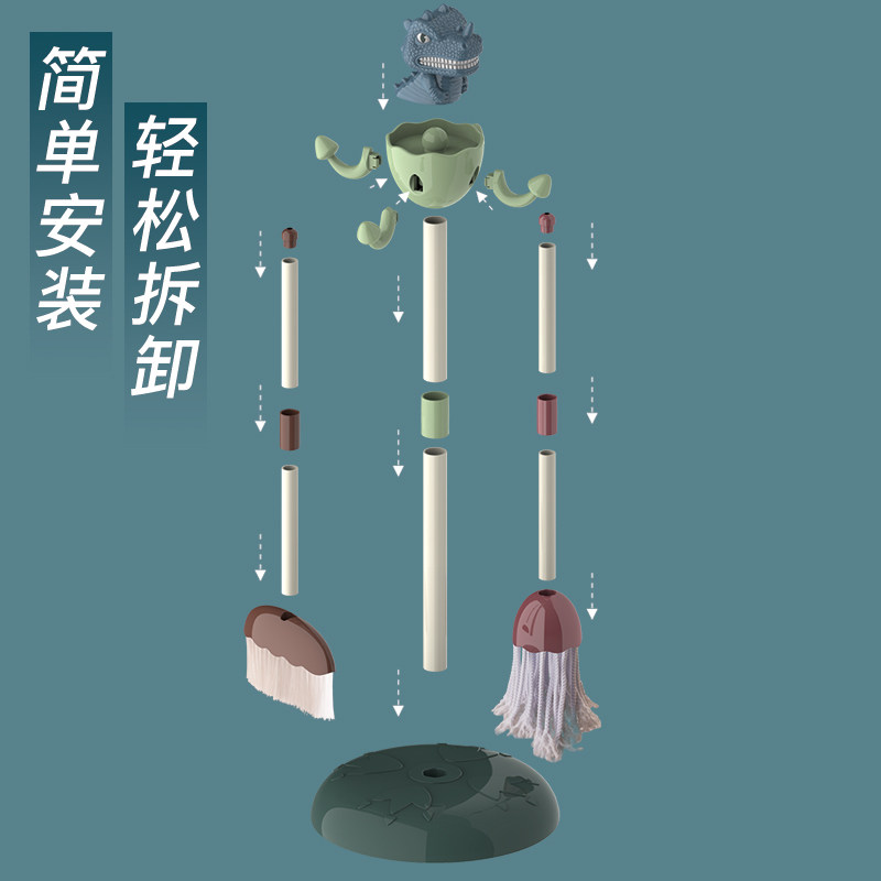 清洁打扫工具套装迷你拖把仿真玩具 金贝儿玩具过家家玩具