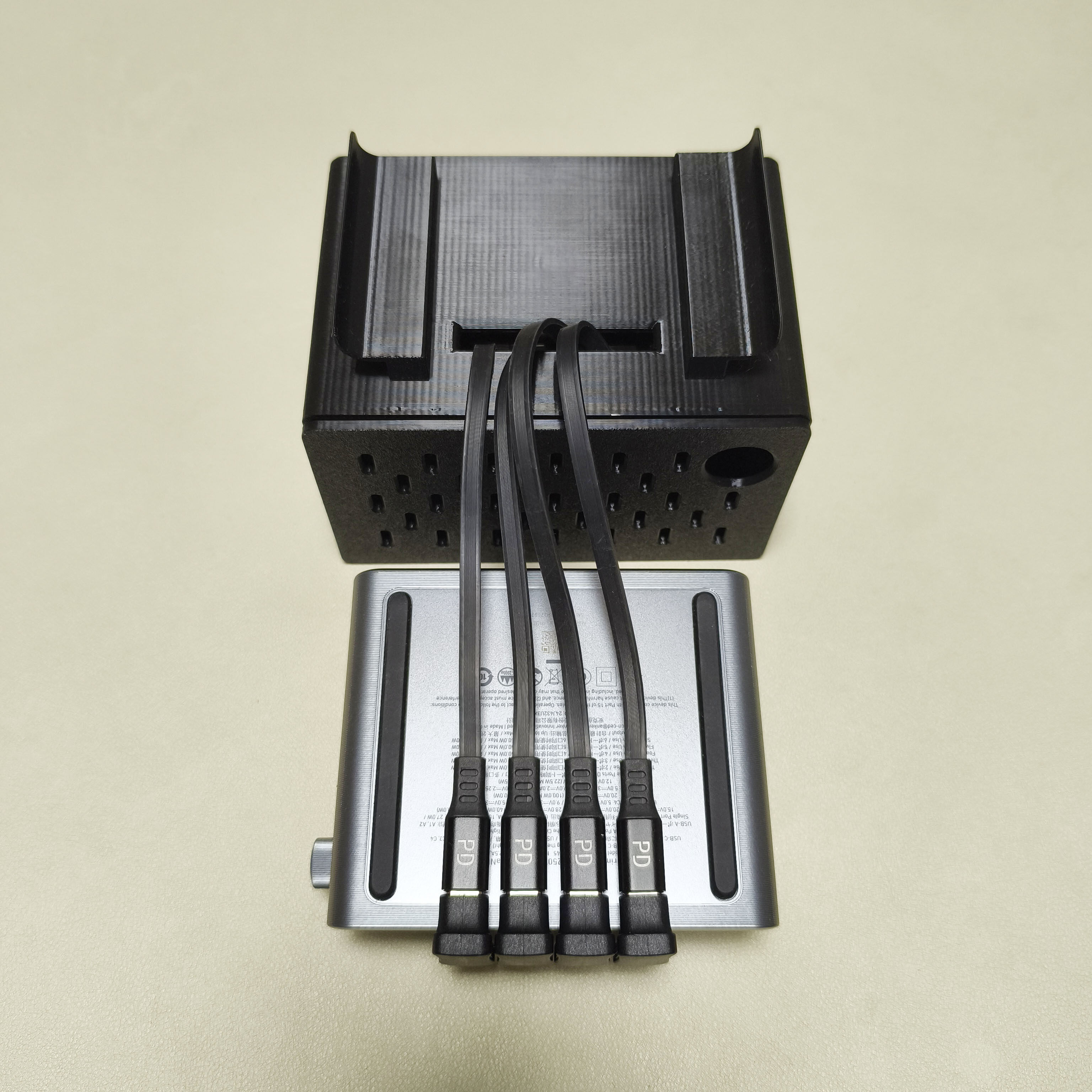 100W单拉伸缩快充线套装组合适用安克250W桌面充电站仓多口anker140W充电器底座支架套件收纳盒配件桌搭盒子,淘宝优惠券,粉丝福利购,淘宝优惠卷