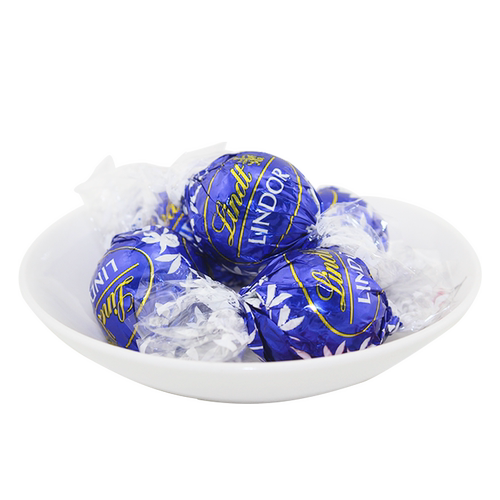 Lindt瑞士莲巧克力软心球1000g进口蓝色黑巧克力lindor婚庆喜糖 - 图3