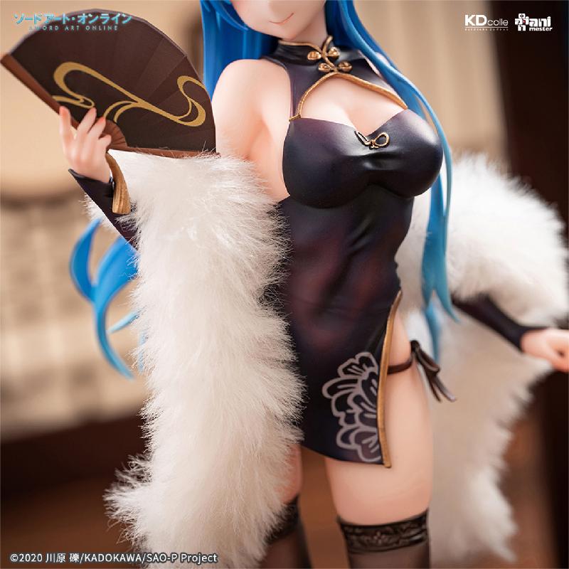现货哔哩哔哩AniMester大漫匠 刀剑神域亚丝娜水精灵旗袍比例手办 - 图2