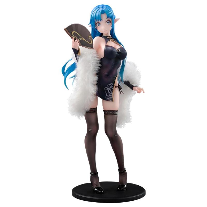 现货哔哩哔哩AniMester大漫匠 刀剑神域亚丝娜水精灵旗袍比例手办 - 图3