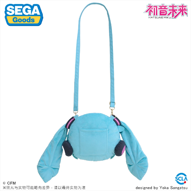 哔哩哔哩世嘉 VOCALOID 初音未来 fuwa petit M大脸单肩包 - 图2