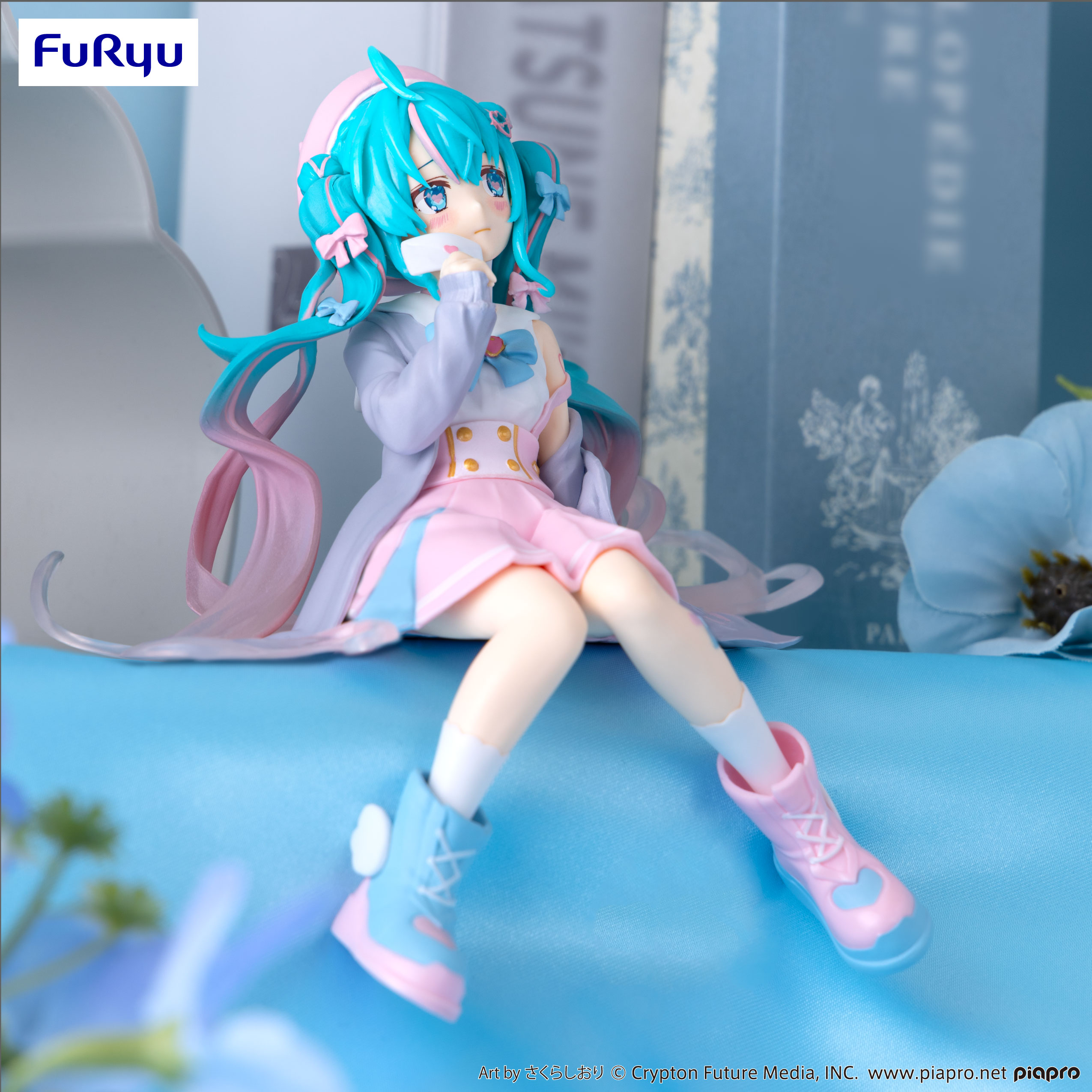 bilibili哔哩哔哩2024新品FuRyu VOCALOID初音未来恋爱水手服灰色 - 图1