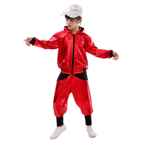 元旦儿童运动会演出服幼儿园爵士舞嘻哈科技服小学生啦啦队表演服 - 图3