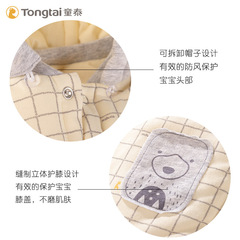 童泰婴儿衣服秋冬男女宝宝外出服 童泰贝瑶连身衣/爬服/哈衣