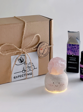 纯手工可爱水晶原石小豆丁小夜灯