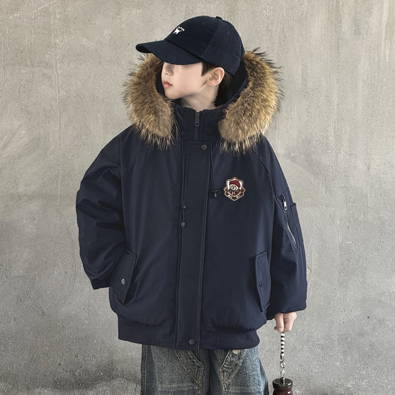 儿童装男童冬装棉衣2025新款冬季棉袄加厚外套中大童男孩羽绒棉服,淘宝优惠券,粉丝福利购,淘宝优惠卷