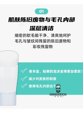 Fillimilli斜角软毛脸部洗脸刷