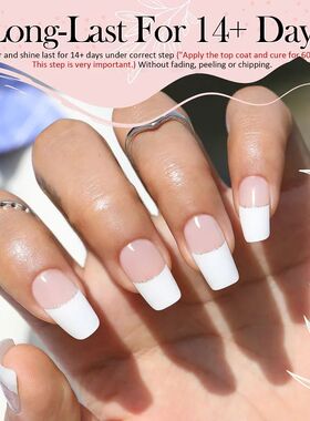 20Tips Christmas Snowflakes Semi-cured UV Gel Nail Stickers