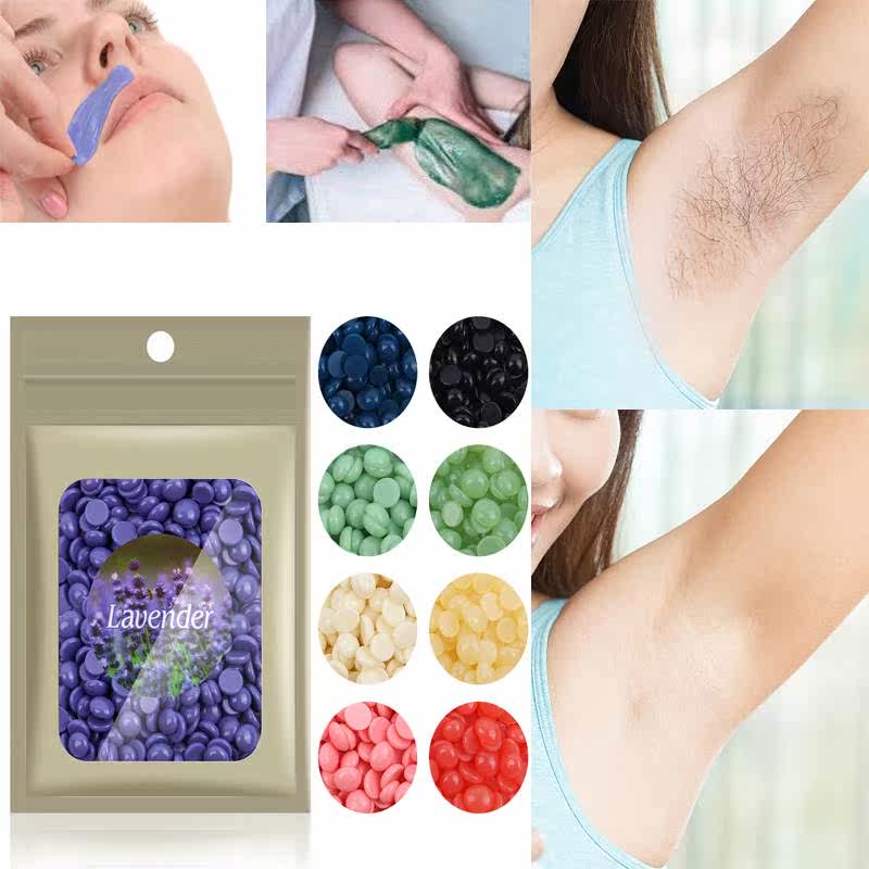25g Hair Remove Wax BeansFilm Pearl Hard Wax Legs Arms Armpi - 图0